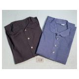 2 Print Shirts Color BLUE Size L