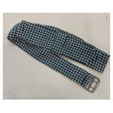 Cravat Green Plaid