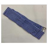 Cravat Blue Plaid
