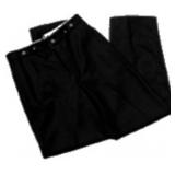 Civilian Trouser Black Size 42