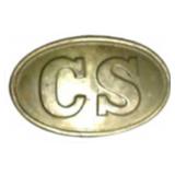 CS Lead Filled Belt Buckle