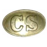 CS Lead Filled Belt Buckle