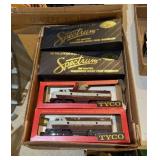 Flat with 4 Boxed Model Trains