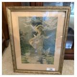 Vintage Framed Bessie Pease Print