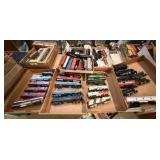 7 Flats of Model Toy Trains