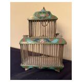 18th Century Cloisonne Hanging Bird Cage