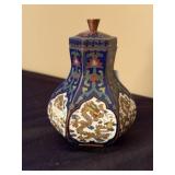 Antique Cloisonnï¿½ Lidded Jar