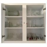 Cabinet of Misc. Collectible Glass