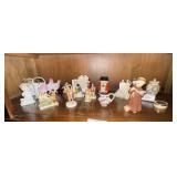 Shelf of China & Porcelain Collectibles