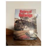 History of Trains Coffee Table Book