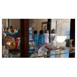 Shelf of Collectible Glass