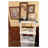 4 Prints & Misc. China Dishes