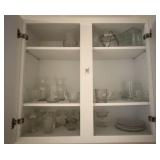 Cabinet Contents of Misc. Collectible Glass