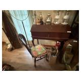 Antique Lift Top Desk & Chair
