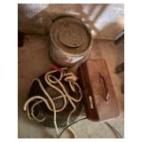 Tackle Box, Minnow Bucket & Fish Net