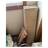 2 Sets of Wood Shutters