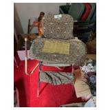 Vintage Metal High Chair