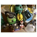 3 Pump Sprayers & Misc. Garage Fluids