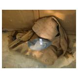 2 Burlap Bags of Coot Decoys & Stakes