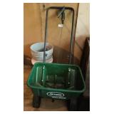 Scotts Spreader & Two 5 Gallon Buckets