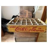 Vintage Coca Cola Wood Crate