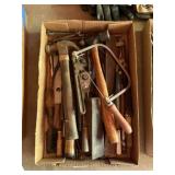 Flat of Misc. Hand Tools