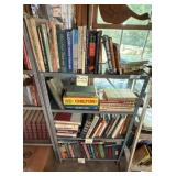Metal Shelf with Books