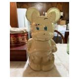 Vintage Double Face Mickey / Minnie Cookie Jar