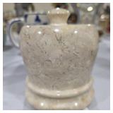 Solid Marble Canister with Lid