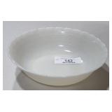 Opalescent Milk Glass Bowl