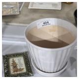 Ceramic Flower Pot & Picture Frame