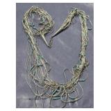 Turquoise Sterling Silver Liquid Silver Necklace