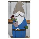 Large Wooden Gnome Display