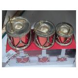 Drum Candleholder Set