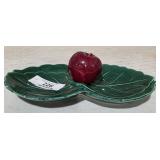 Signed Ceramic Divided Dish