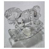 Princess House Crystal Rocking Horse