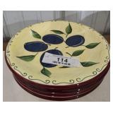4 Piece Sonoma Fruit Plates