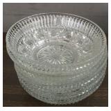 5 Glass Candy Dishes