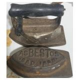 Antique 2 Piece Sad Iron Set