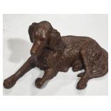 Wooden Dog Sculpture