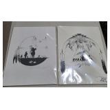 Pair of Native American Prints
