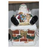 Porcelain Cookie Jar with Lid