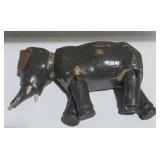 Old Wooden Jointed Elephant