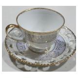 Gold Trim Ornate Japan Cup & Saucer Set