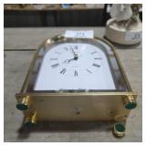 Seiko Brass & Glass Clock