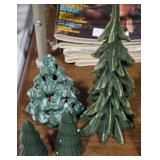 Ceramic & Wood Christmas Tree