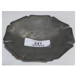 Vintage Pewter Flower Tray