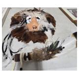 Native American Mask & Hand Fan