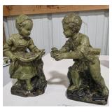 Borghese Vintage Chalk Figurines
