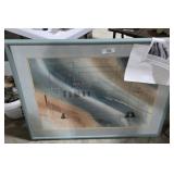 Framed Artwork with Paperwork